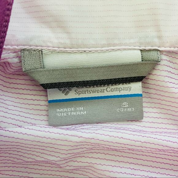 Columbia | Punchbowl Stripe Jacket Blossom S NWT - Picture 3 of 8